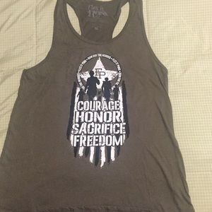 Flex it Pink olive green tank top size extra loved